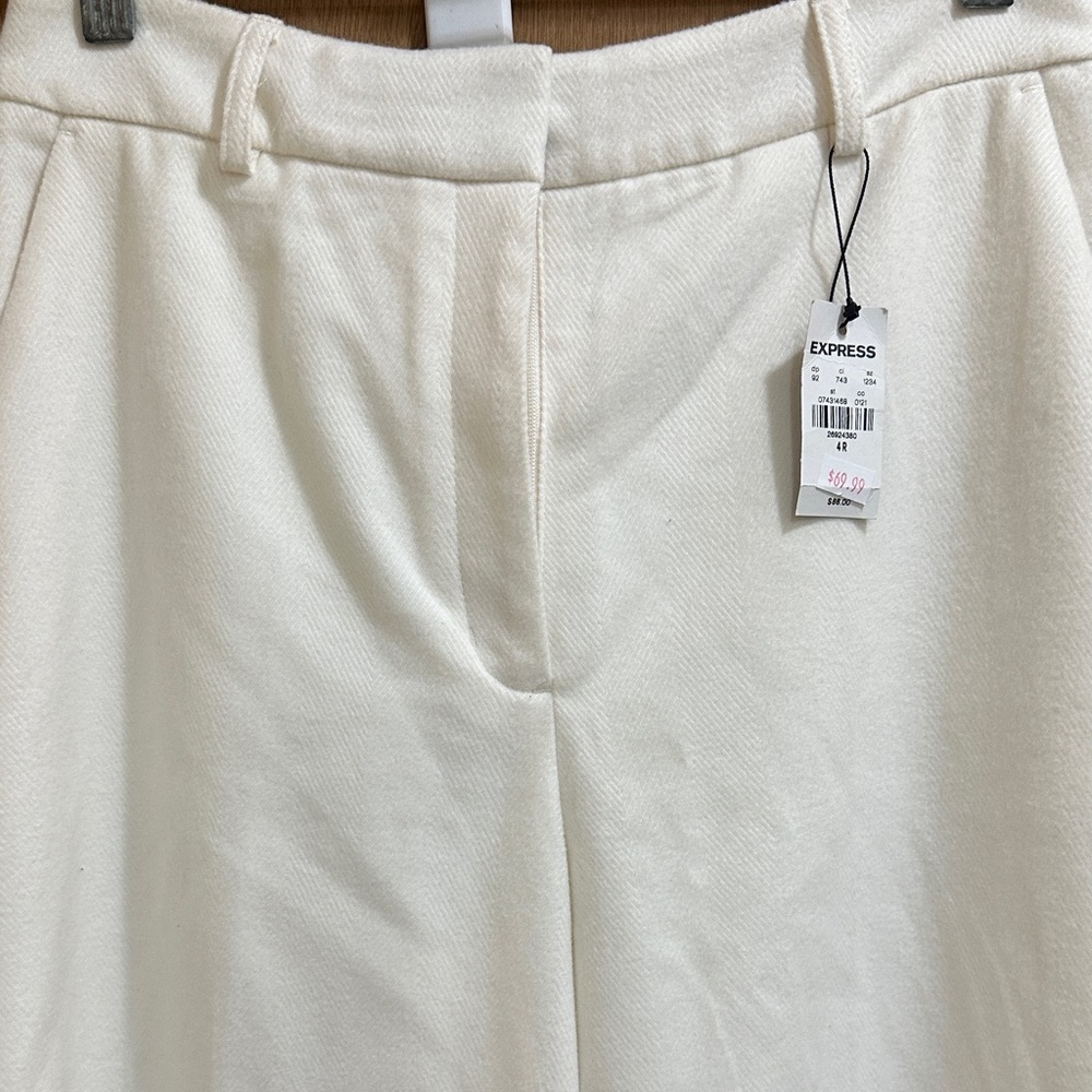 Express Off-White Trousers